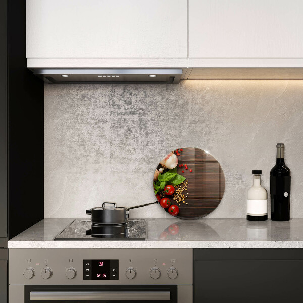 Kuchynská doska zo skla Zelenina na stole