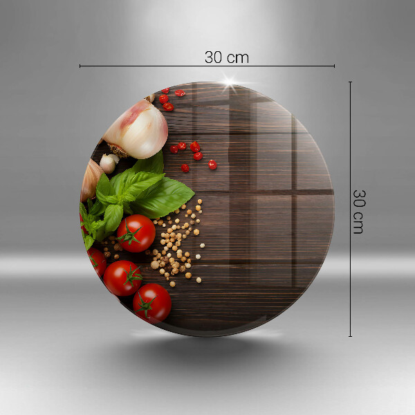 Kuchynská doska zo skla Zelenina na stole