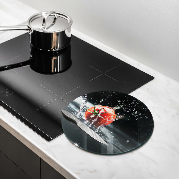 Kuchynská doska zo skla Paradajka vo vode