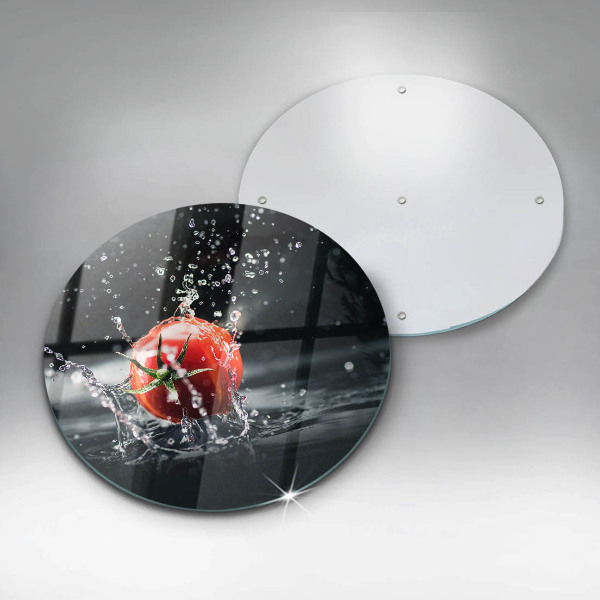 Kuchynská doska zo skla Paradajka vo vode