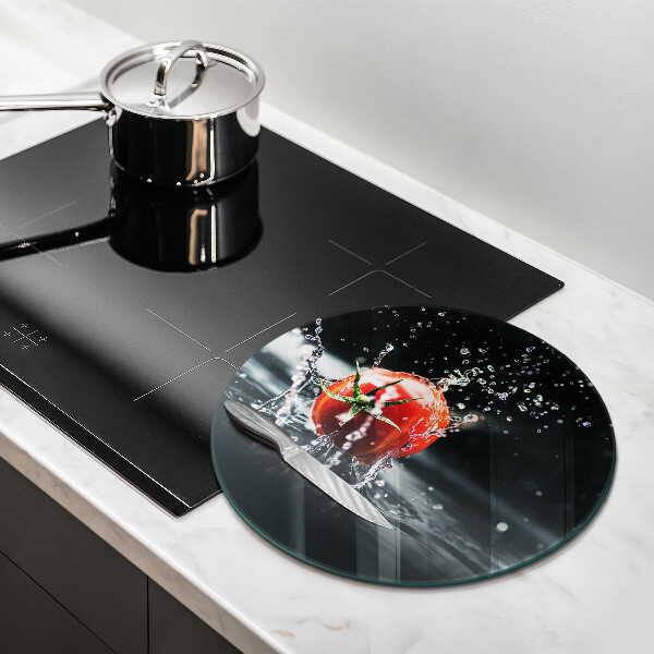 Kuchynská doska zo skla Paradajka vo vode