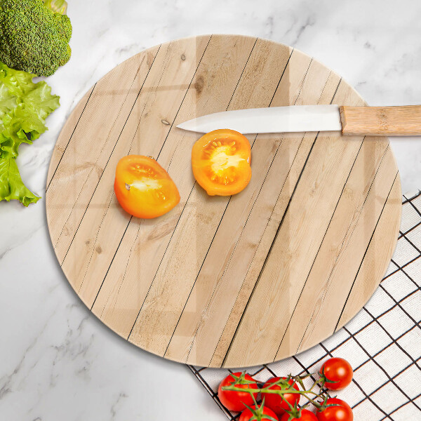 Kuchynská doska zo skla Jemné drevené dosky