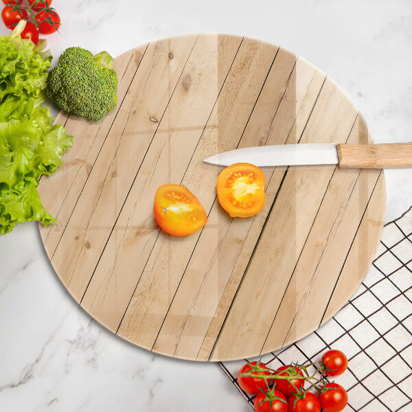 Kuchynská doska zo skla Jemné drevené dosky