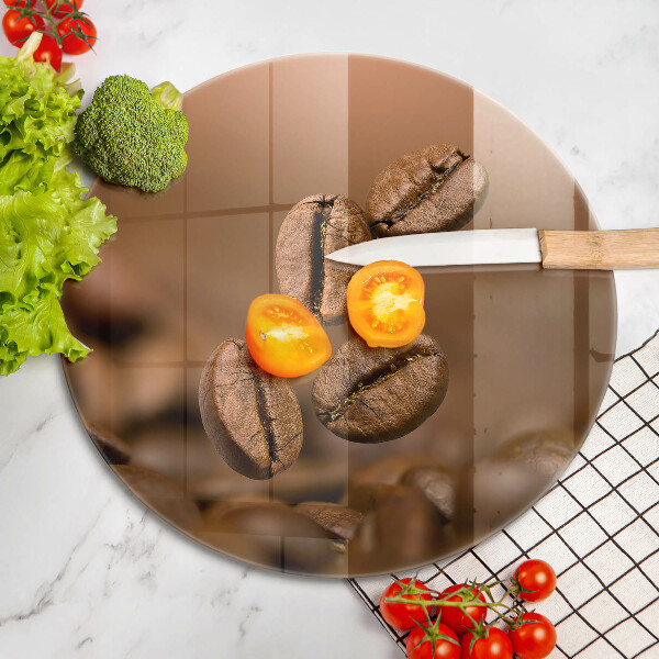 Kuchynská doska zo skla Kávové zrná