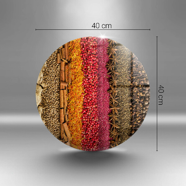 Kuchynská doska zo skla Farebné korenie
