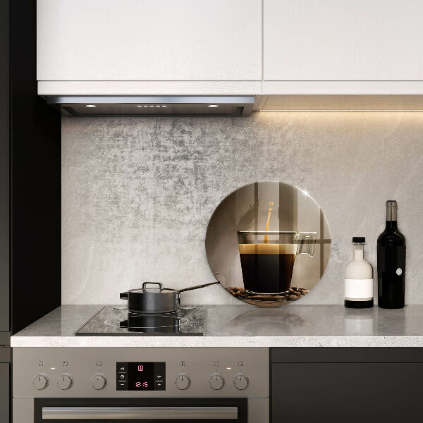 Kuchynská doska zo skla Sklo a kávové zrná