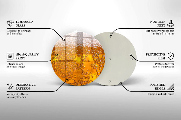 Kuchynská doska zo skla Pite pivnú penu