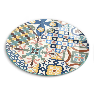 Kuchynská doska zo skla Dekoratívne dlaždice