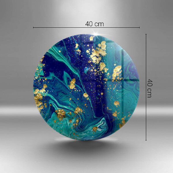 Kuchynská doska zo skla Abstrakcia so zlatom