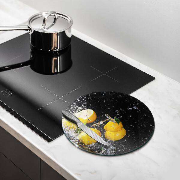 Kuchynská doska zo skla Šťavnaté citrónové ovocie