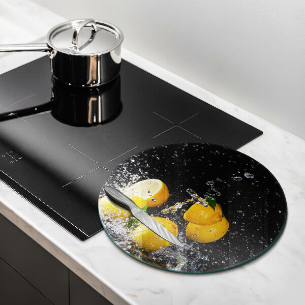 Kuchynská doska zo skla Šťavnaté citrónové ovocie