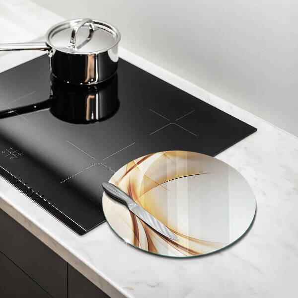 Kuchynská doska zo skla Abstraktné tvary