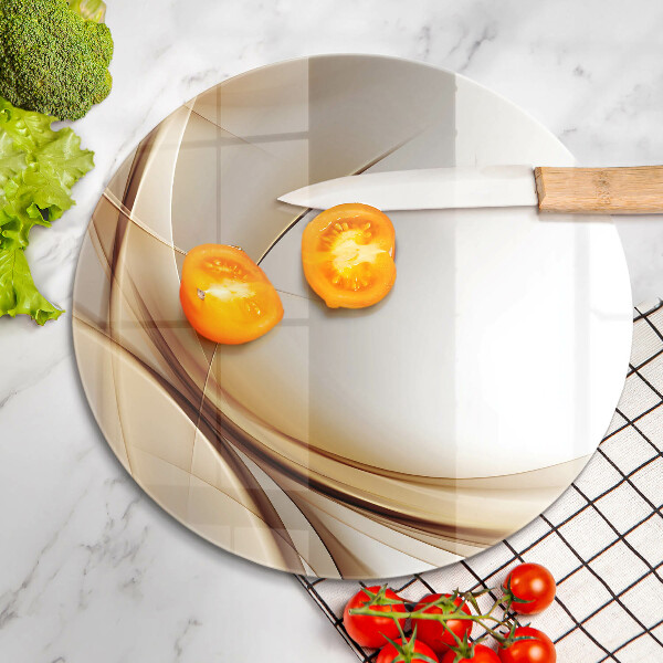 Kuchynská doska zo skla Abstraktné tvary