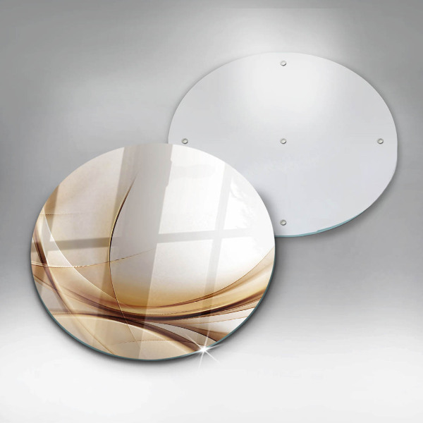 Kuchynská doska zo skla Abstraktné tvary