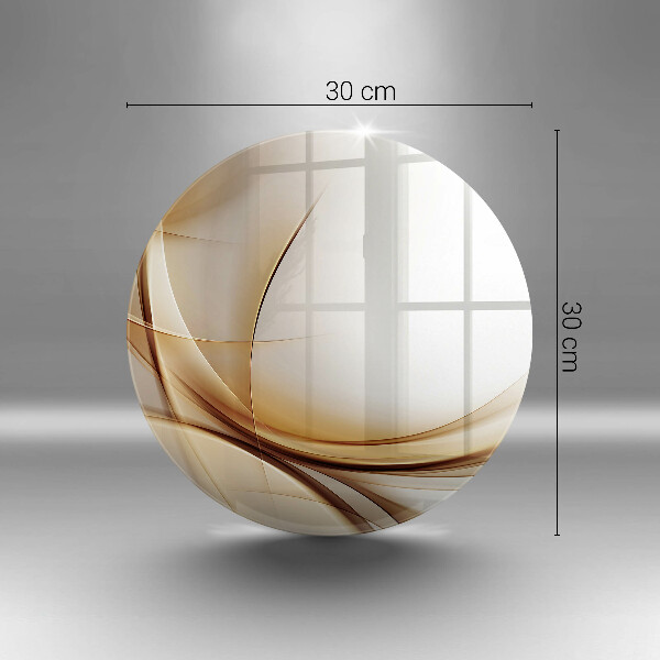 Kuchynská doska zo skla Abstraktné tvary