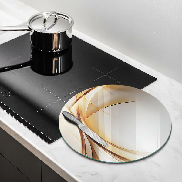 Kuchynská doska zo skla Abstraktné tvary