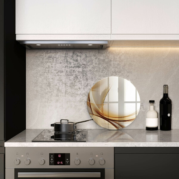 Kuchynská doska zo skla Abstraktné tvary