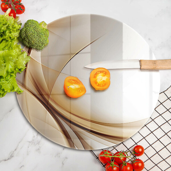 Kuchynská doska zo skla Abstraktné tvary