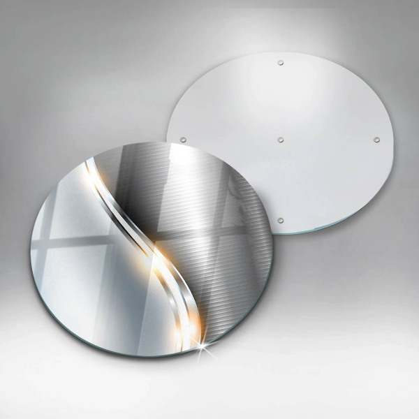 Kuchynská doska zo skla Kovové umenie