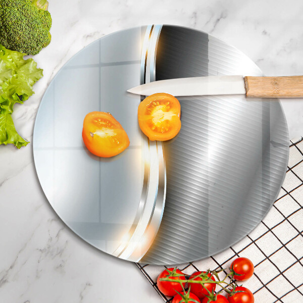 Kuchynská doska zo skla Kovové umenie