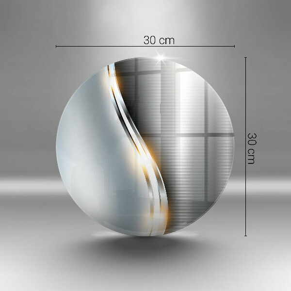 Kuchynská doska zo skla Kovové umenie