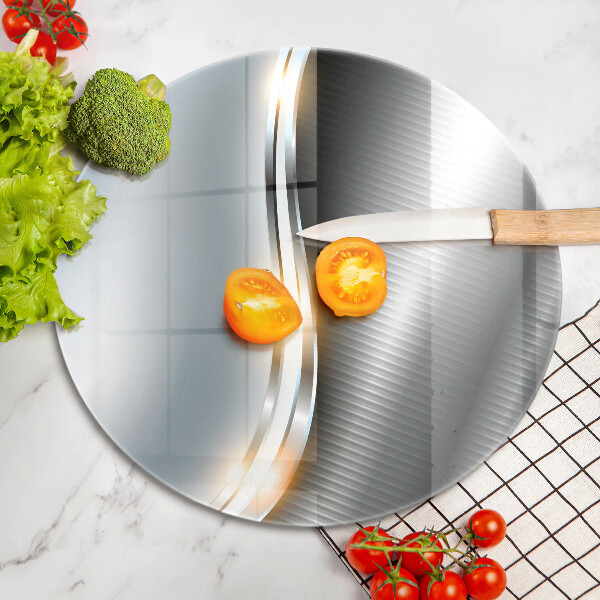 Kuchynská doska zo skla Kovové umenie