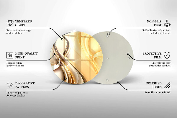 Kuchynská doska zo skla Abstrakcia dymu