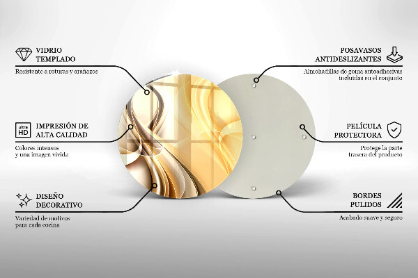 Kuchynská doska zo skla Abstrakcia dymu