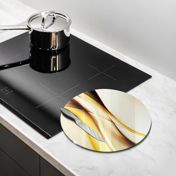 Kuchynská doska zo skla Abstraktné dymové čiary