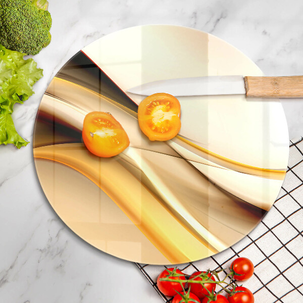 Kuchynská doska zo skla Abstraktné dymové čiary