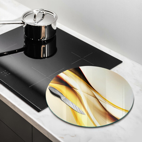 Kuchynská doska zo skla Abstraktné dymové čiary