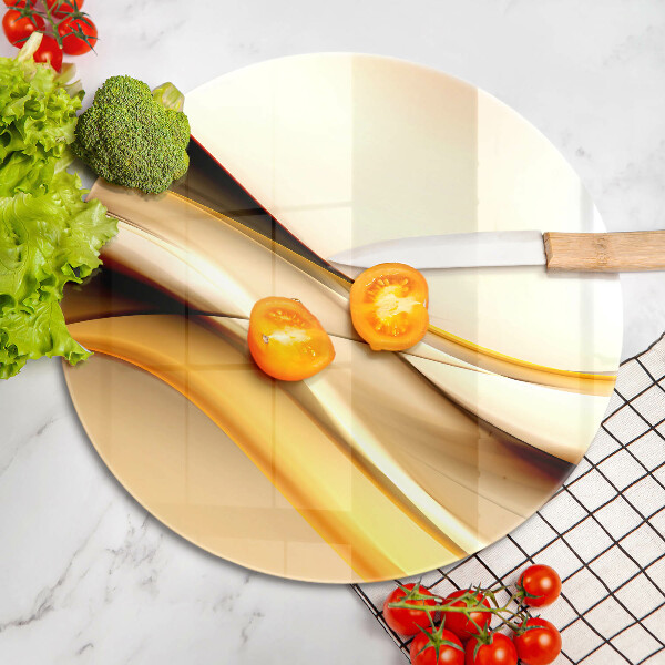 Kuchynská doska zo skla Abstraktné dymové čiary