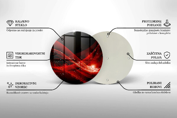 Kuchynská doska zo skla Moderná abstrakcia