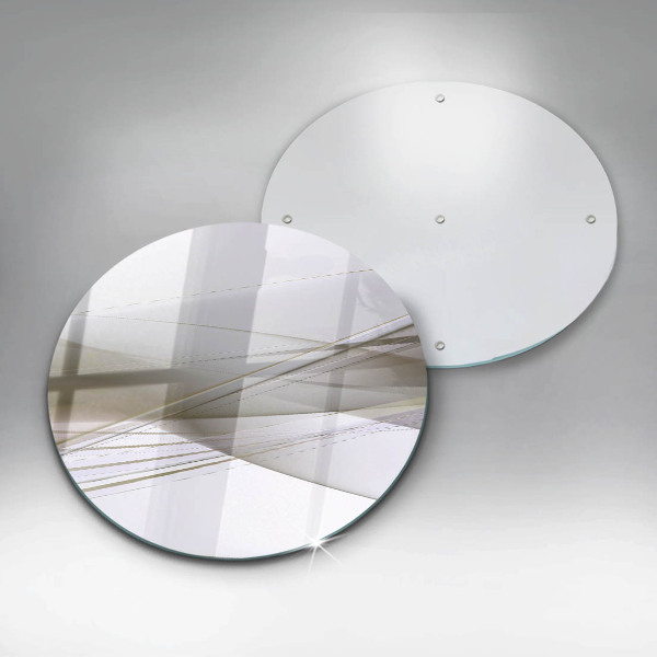 Kuchynská doska zo skla Dizajn abstraktných línií