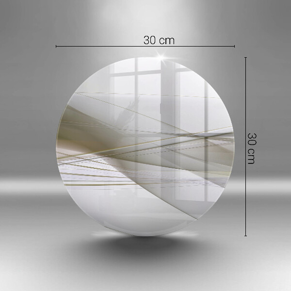 Kuchynská doska zo skla Dizajn abstraktných línií