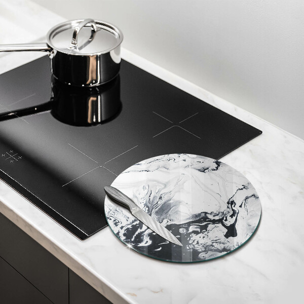 Kuchynská doska zo skla Atramentová abstrakcia