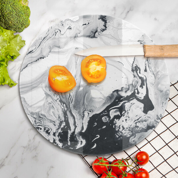 Kuchynská doska zo skla Atramentová abstrakcia