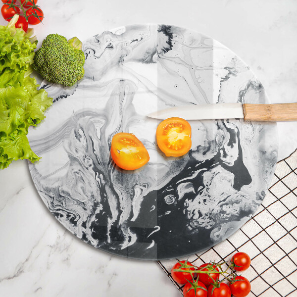 Kuchynská doska zo skla Atramentová abstrakcia