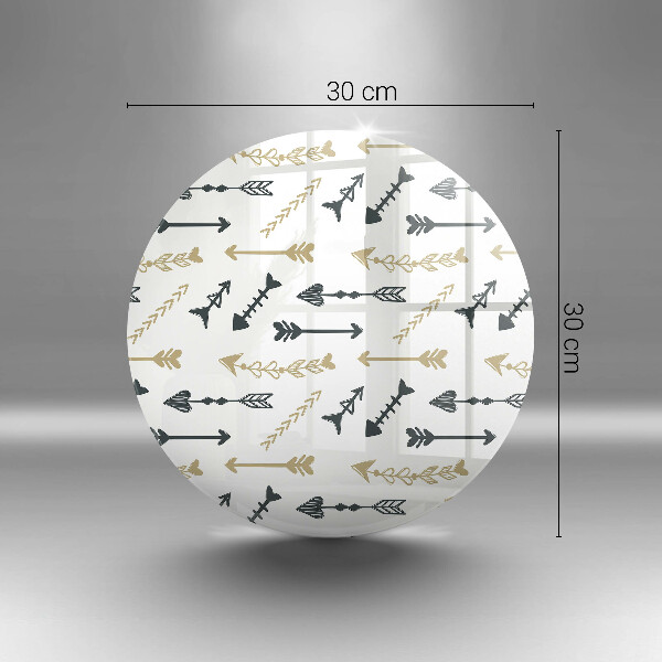 Kuchynská doska zo skla Vzor boho šípok