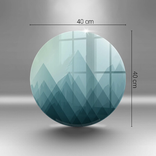 Kuchynská doska zo skla Abstraktné hory