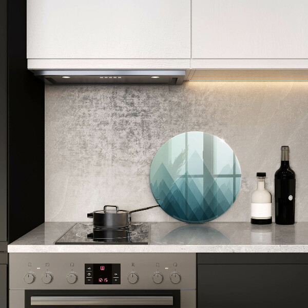 Kuchynská doska zo skla Abstraktné hory