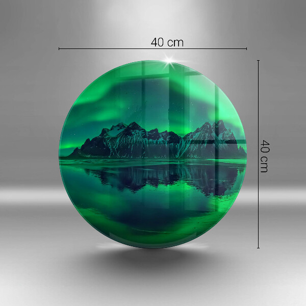 Kuchynská doska zo skla Krajina severných svetiel