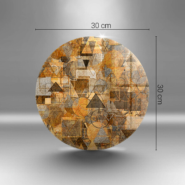 Kuchynská doska zo skla Bezšvový vzor geometrických útvarov