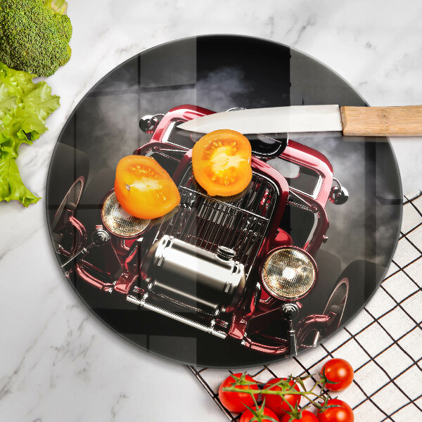 Kuchynská doska zo skla Staré auto