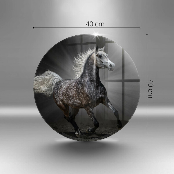 Kuchynská doska zo skla Kôň cválajúci