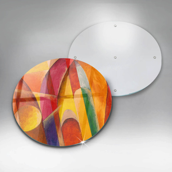 Kuchynská doska zo skla Farebná abstrakcia