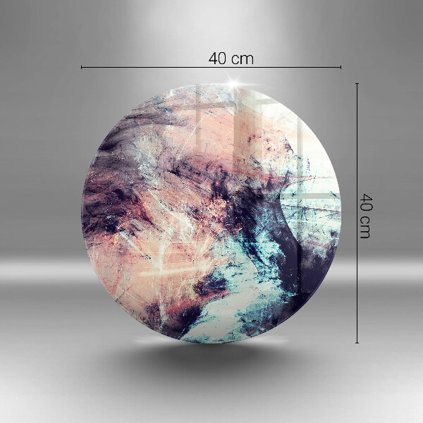 Kuchynská doska veľká zo skla Maľovaná abstrakcia