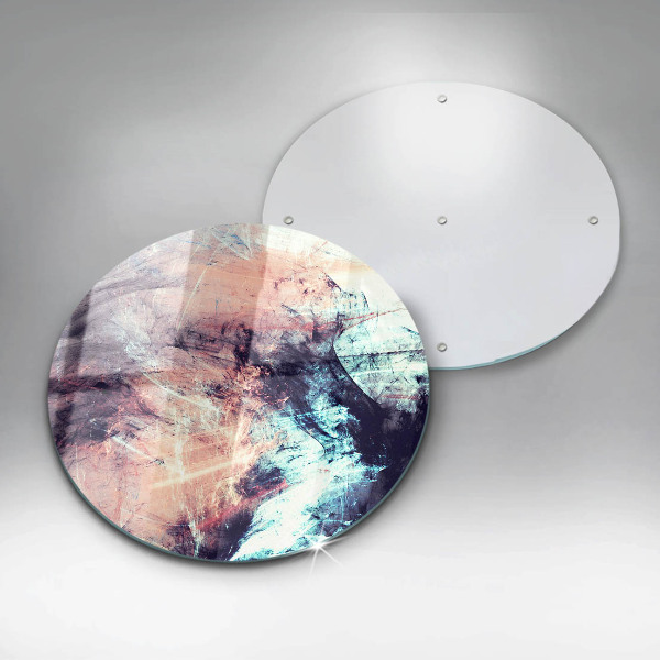 Kuchynská doska veľká zo skla Maľovaná abstrakcia