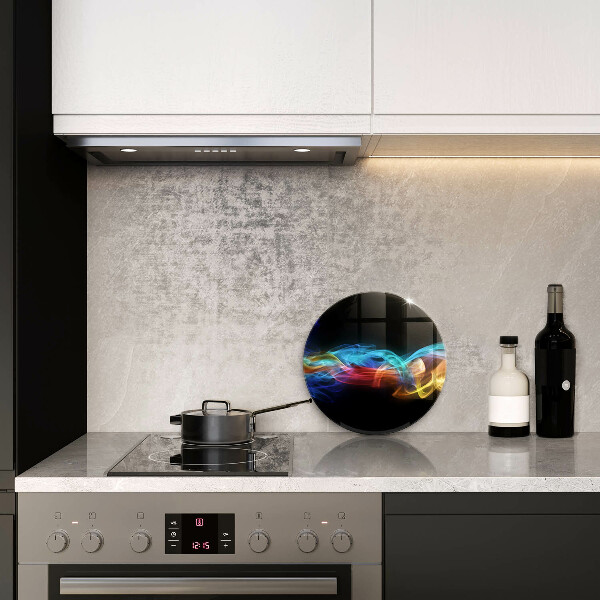 Kuchynská doska zo skla Farebný dym