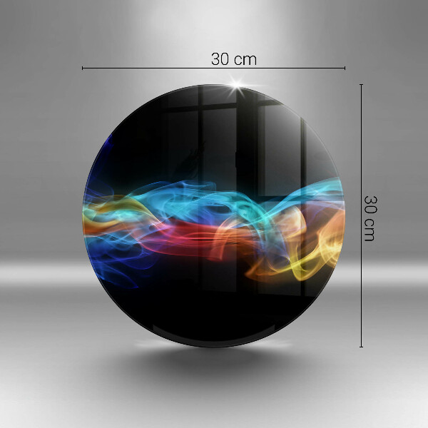 Kuchynská doska zo skla Farebný dym